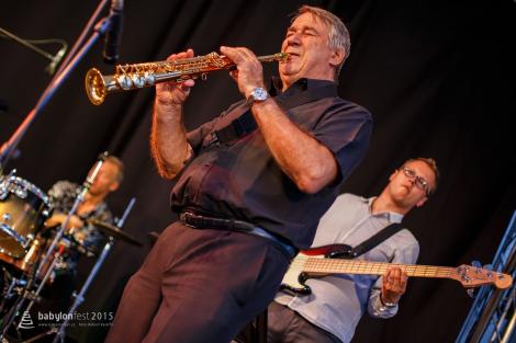 Pollonus Jazz Band s akordeonistou Aliaksandrem Yasinskim