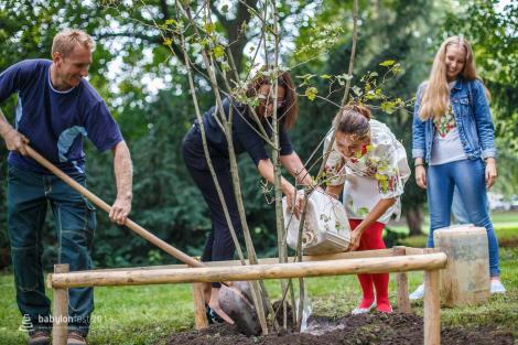 Stromy národů – slavnostní vysazení národních stromů Poláků a Ukrajinců.